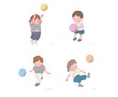 育児・保育のイラスト描きます 保育園・幼稚園などに使える挿し絵・シチュエーションイラスト イメージ4