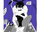 イラスト描きます 可愛くてシンプル、でもどこか不穏なイラストです！ イメージ2