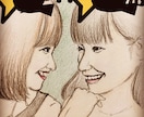 似顔絵描きます 結婚式ボード、友人や家族、恩人へのプレゼントにどうぞ イメージ4