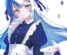 商用利用込！可愛い女の子のイラスト描きます 透明感のあるキラキラしたイラストが得意です！ イメージ6