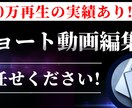 ショート編集｜300万再生経験あります 素材丸投げOK！構成も提案可能です！ イメージ1
