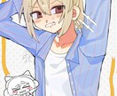 最短3日:SNS用のアイコンや1枚絵を作成します 可愛らしい女の子、衣装デザインが得意です！ イメージ1