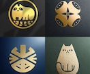 日本伝統の家紋風ロゴを制作いたします ずっと使える和ロゴ専門の経験豊富なデザイナーが制作いたします イメージ1