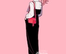 シンプルなタッチでキャラクターイラスト描きます 挿絵や広告、表紙、観光マップ、MVイラスト等に是非！ イメージ8