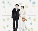 似顔絵✖️ゲスト参加型参加型結婚証明お描きます ◎結婚式を盛り上げる◎可愛くて似てるウェディングイラスト イメージ9