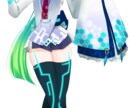 商用OK◆等身全身イラストお描きします 立ち絵・配信で使える高品質ミニキャラ制作！ イメージ1