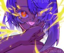 アニメのワンシーンようなかっこいい絵を描きます SNS用、サムネ用、歌みた用など！商用利用、二次利用◎ イメージ1