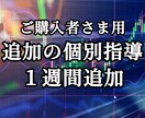 ご購入者さま専用。追加で個別指導をいたします 更にレクチャーご希望の方、納得するまで何でもお訊ねください！ イメージ1