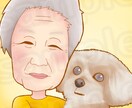ほんわか温かみのある似顔絵描きます 全体的に優しい雰囲気の仕上がりでしっかり特徴を捉えます！ イメージ8