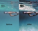 水中写真をLightroomで美しく補正します 水中写真の色補正・レタッチならお任せください イメージ3