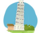 ★お家・ショップ・建物をゆるい感じのイラスト　作成致します。 イメージ3