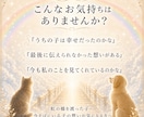 虹の橋を渡ったペットちゃんの気持ち霊視します 家族として大切なあの子との『心の対話』をお届けします イメージ2