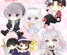 全身3500円！実写も◎SDミニキャラ制作します グッズやアイコンなどに【Vtuber/実写/配信】 イメージ2