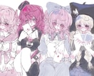 ふわふわゆるっとした雰囲気のイラスト描きます 淡く甘いゆるふわなタッチでお描きします♩ イメージ7