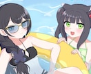 ヘッダーもしくはサムネ等に使えるイラストを描きます ヘッダー、YouTubeサムネ、1枚絵を描きます。 イメージ1