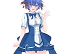 かわいい女の子のイラストを制作します アクスタ用データ、他グッズ系対応データとして作成します！ イメージ1