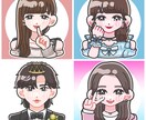ゆるくてかわいい似顔絵描きます デフォルメでかわいい!プレゼントにもぴったりです★彡 イメージ2
