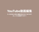 動画編集をします YouTubeなどの動画編集をします！10分までの短い動画！ イメージ1