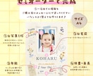 1歳の記念に♡名入れバースデーポスター作ります 写真とお名前で作る世界に一枚だけの記念ポスター イメージ3
