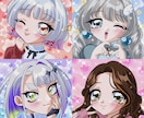 お手軽コース！アイコンイラストお描きします 商用利用込み！90年代アニメ風に肩上イラストをお描きします！ イメージ4