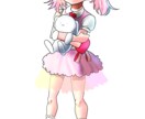 かわいいキャラの漫画やイラストを描きます デフォルメ、アイコン、通常の頭身、背景付きの一枚絵等描きます イメージ1