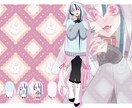 女の子、ミニキャラが得意です。全身立ち絵も出来ます 女の子、獣耳、ミニキャラお任せ下さい イメージ2