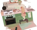 商用利用OK！優しいテイストのイラスト描きます 人物、動物、その他ご希望に沿ったイラストを描きます！ イメージ3