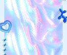 Y2Kな背景込みイラストを制作します Y2Kな一枚絵/配信サムネに映える/最短7日/商用利用OK イメージ2