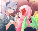ご希望のイラスト制作いたします ★サムネイル、キャス画、動画、MV、ヘッダー、プレゼント用 イメージ4