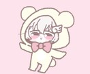 ゆる～い着ぐるみミニキャラ描きます ゆるっと、ふわっとしたミニキャラを描いてます´`* イメージ1