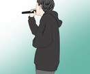 写真をもとに似顔絵をお描きします SNSアイコンやプレゼント用にも！丁寧な線画、優しい色合い イメージ4