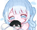 かわいいちびキャライラストを制作します 1：1の比率で可愛い色鮮やかなちびキャライラストを描きます イメージ5