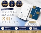 初めてでも安心！あなたらしさが伝わる名刺制作します オシャレ／修正回数無制限・QRコード作成無料／印刷対応◎ イメージ1