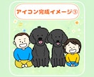ペットと飼い主のイラスト作成します SNSのアイコン向け！かわいくて思い出に残る イメージ6