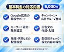 認定資格者がGoogle検索広告を初期設定します 丸投げOK｜キーワード選定から広告文・配信準備まで一括対応 イメージ2