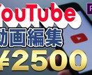 YouTube向け動画編集します 【期間限定！】実績積み上げ期間のため、割安でお受けします！ イメージ1