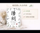 データ納品⭐︎おしゃれな手書き命名書を作成します 印刷してすぐ飾れる、手書きの温かみある命名書です イメージ4