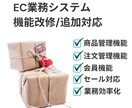 EC業務システムの機能改修/追加対応をします 既存のEC業務システムを改善したい方へ イメージ1