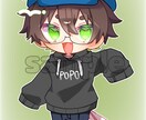 ミニキャラの立ち絵イラストを制作します 動画やグッツ用、アイコンなどにご使用頂けます イメージ2