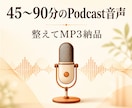 長尺の対談・インタビュー音声を整えて納品します 音量・ノイズ・沈黙を整えて最後まで聴きやすく整えます イメージ2