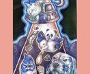 かわいい！繊細！おしゃれなペン画イラスト描きます 人物やペットの似顔絵、キャラクターのイラストはお任せあれ♪ イメージ2