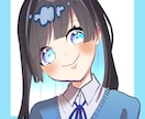 アニメ系ポップ×ダークイラスト制作します SNS向け「こんな感じ」を丁寧に形にします イメージ1