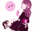 ポップで可愛い女の子のイラスト描きます POP×カラフル！アイコンやウェルカムボードも大歓迎です！ イメージ5