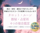 ホロスコープから読み解いたアドバイスをお伝えします 4つの占術を使い複合鑑定する【新月プラン/3,000文字】 イメージ1