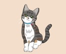 愛犬・愛猫など！可愛いペットのイラスト描きます アイコンやプレゼントに！可愛いペットのイラスト描きます イメージ1