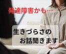 発達障害かも…生きづらさや人間関係の悩み聞きます ASD・ADHD・グレーゾーン不安／看護師が否定せず聞きます イメージ1