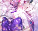 SNS・配信で使えるキャラクター一枚絵制作します 商業実績あり｜華やかで表情豊かなキャラクターイラスト イメージ5