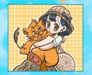 デフォルメイラストを制作します ポップで可愛いキャラクター、似顔絵等お任せください。 イメージ3