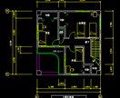 CADを使ってなんでも図面にいたします アナログデータをCADデータにしたい建物の図面を書いて欲しい イメージ1