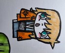 ペン画、アナログイラストを描きまます 手描き、ペン画、カラフルな画風が特徴、 イメージ4